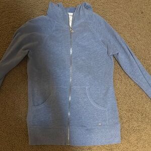 Blue Zip-Up Hoodie